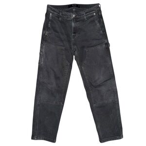 Hollister dark gray loose carpenter jeans